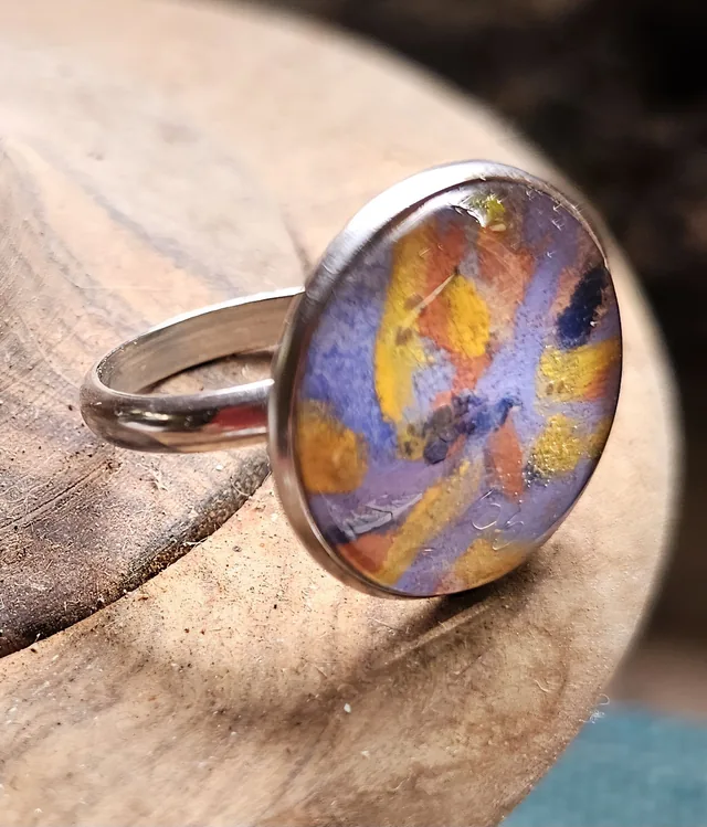 Bague aux pastels