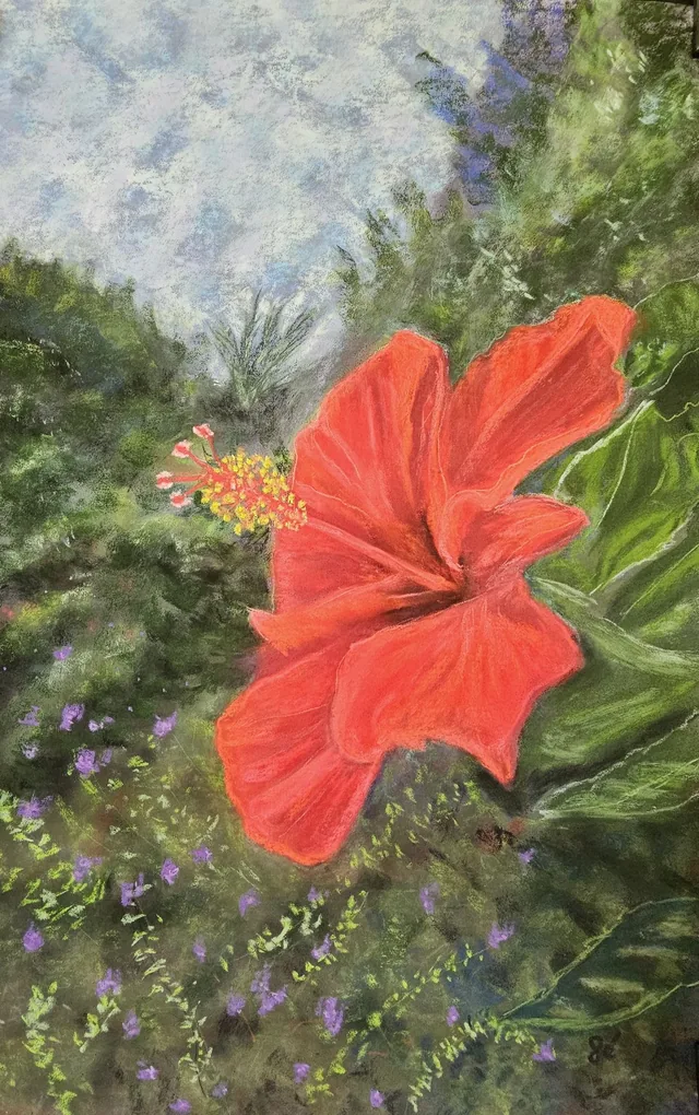 L’immanquable  Tableau aux pastels secs