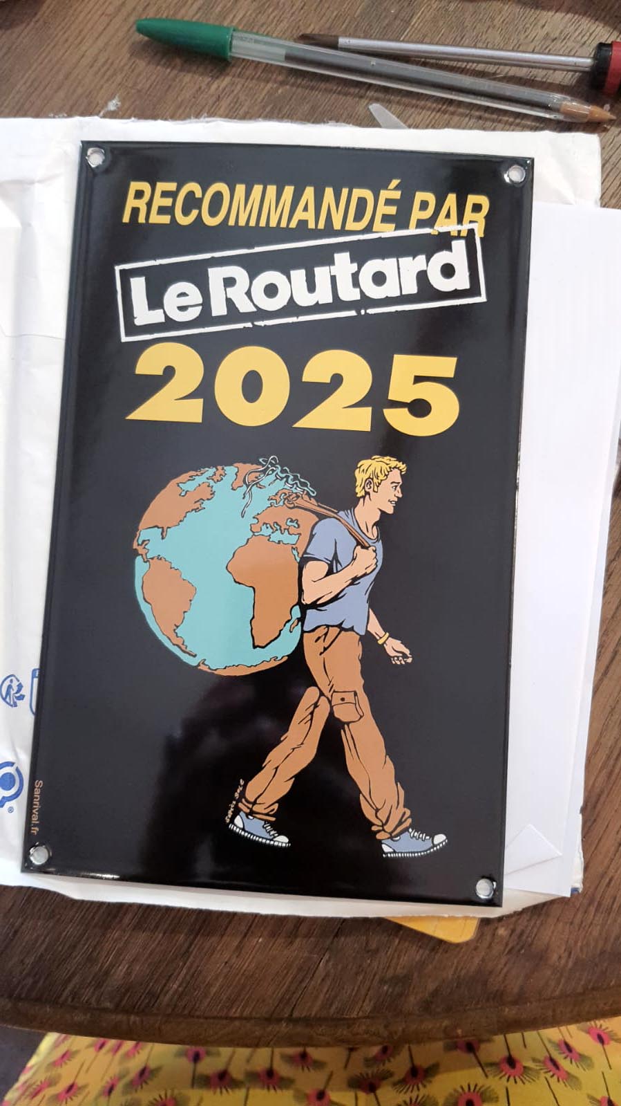 Deuxième Plaque du Guide du Routard
