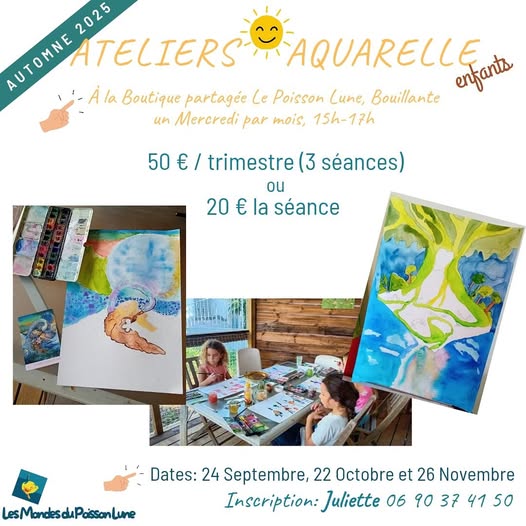 Atelier Aquarelle Enfants - Automne 2025
