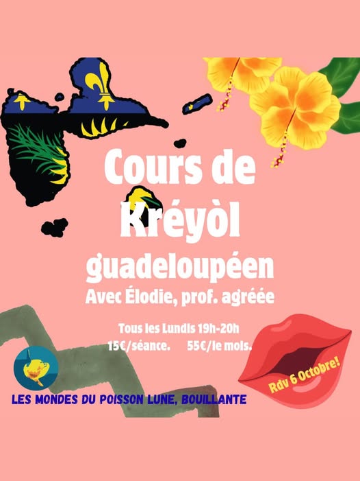 Cours de Kréyòl guadeloupéen - octobre