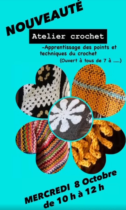 Atelier Crochet - octobre