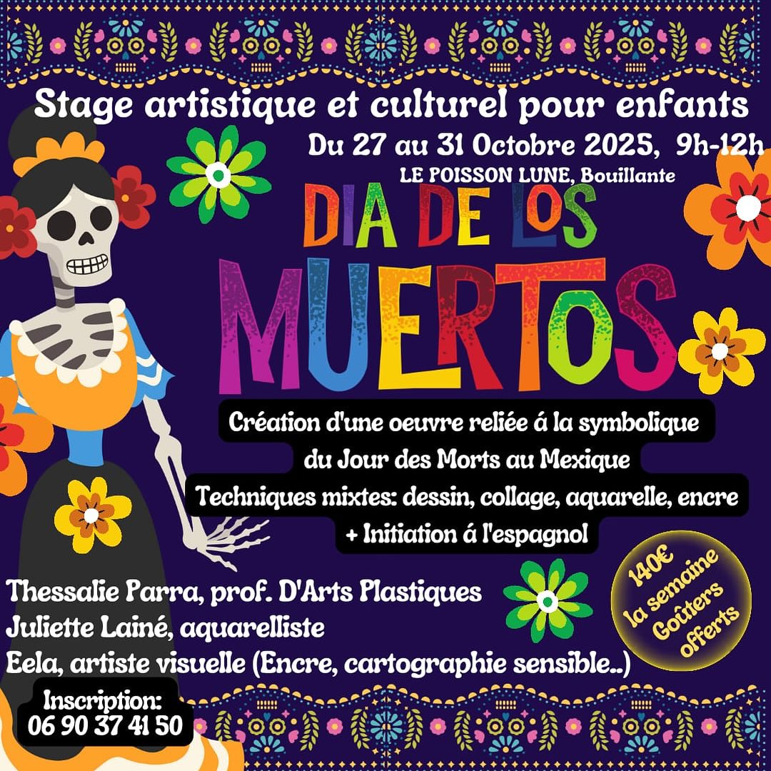 Stage Graines d'Artistes - Fête des Morts - octobre 2025