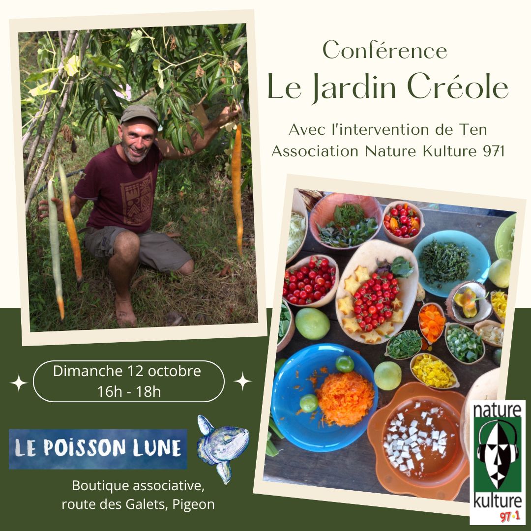 Conférence Jardin Créole – 12 octobre