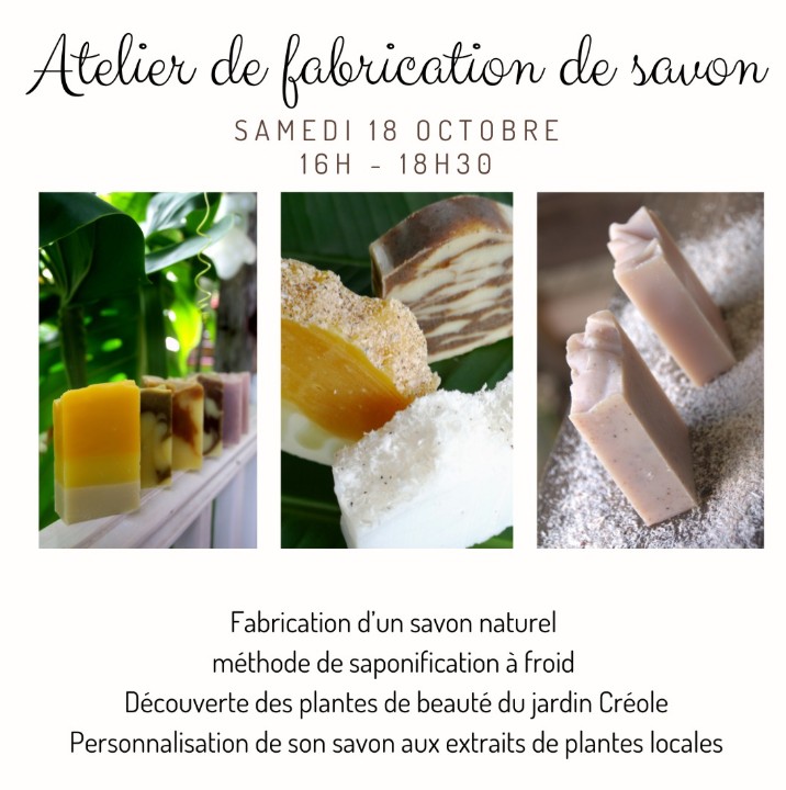 Atelier savons naturels avec La Nébuleuse – 18 octobre